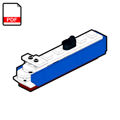LEGO Micro RoRo Ship MOC – PDF Building Instructions