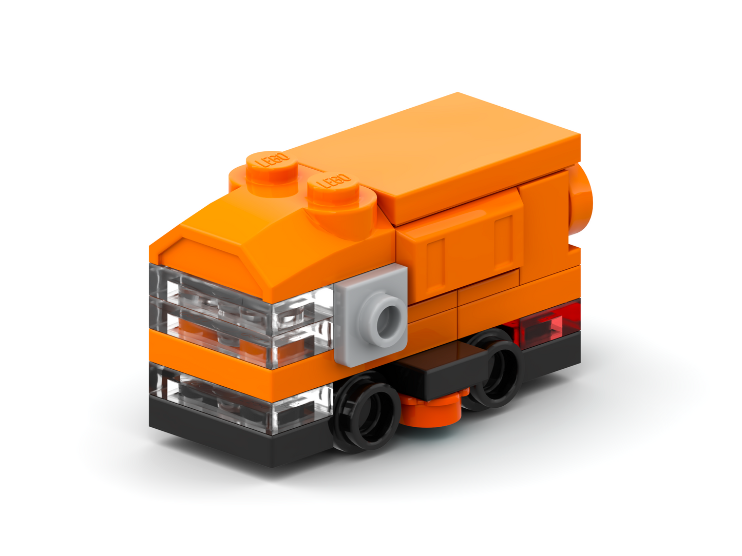 LEGO Micro Street Sweeper Truck MOC – PDF Building Instructions