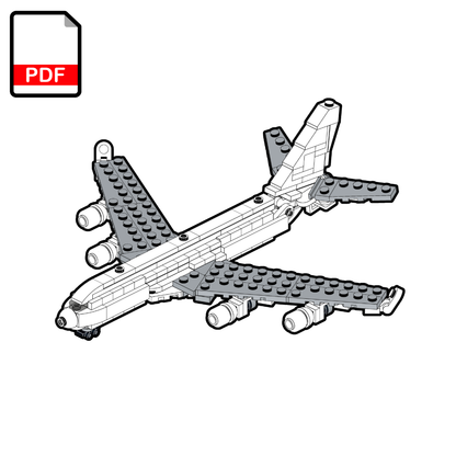LEGO Airbus A380-800 MOC – Návod na stavbu vo formáte PDF