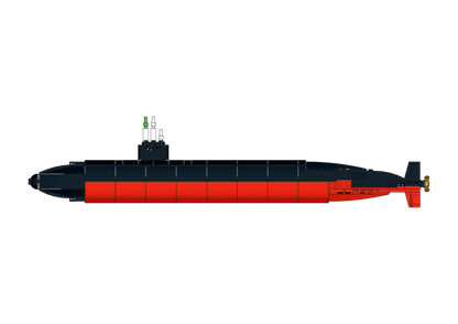 MOC LEGO du sous-marin USS Los Angeles - Fichiers numériques