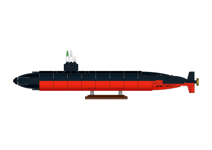 MOC LEGO du sous-marin USS Los Angeles - Fichiers numériques