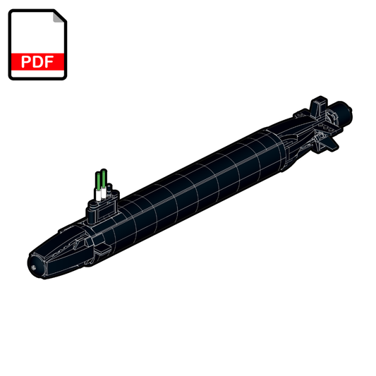 LEGO Sous-marin USS Virginia (SSN-774) MOC – Instructions de construction PDF