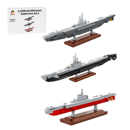 1/260 Miniature Submarine Model Kit