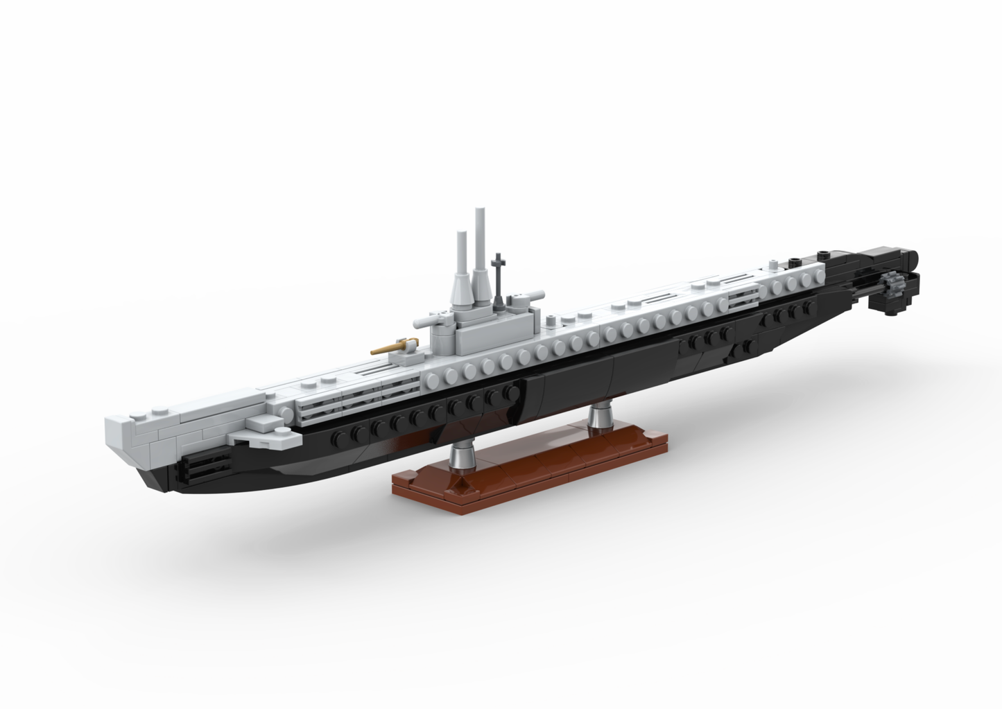 USS Bowfin Submarine - Gobricks MOC Kit