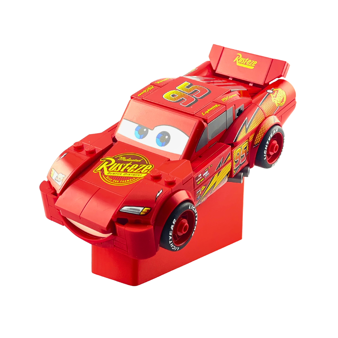 Angled Display Stand for LEGO® Speed Champions Models [3D Printed]