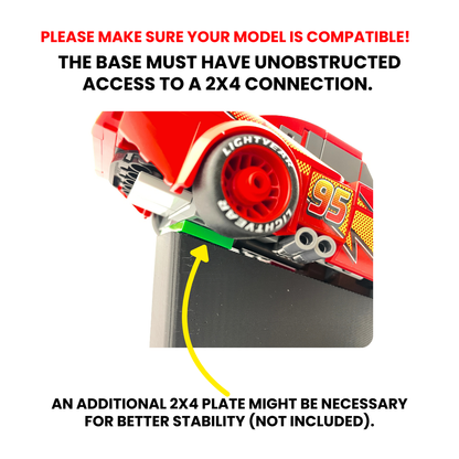 Angled Display Stand for LEGO® Speed Champions Models [3D Printed]