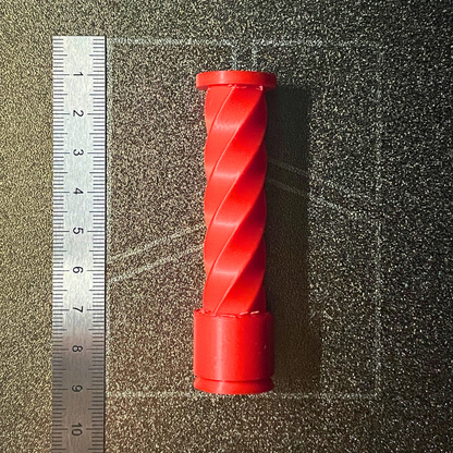 Spiral Fidget Column – 3D Printed Sliding Ring Toy