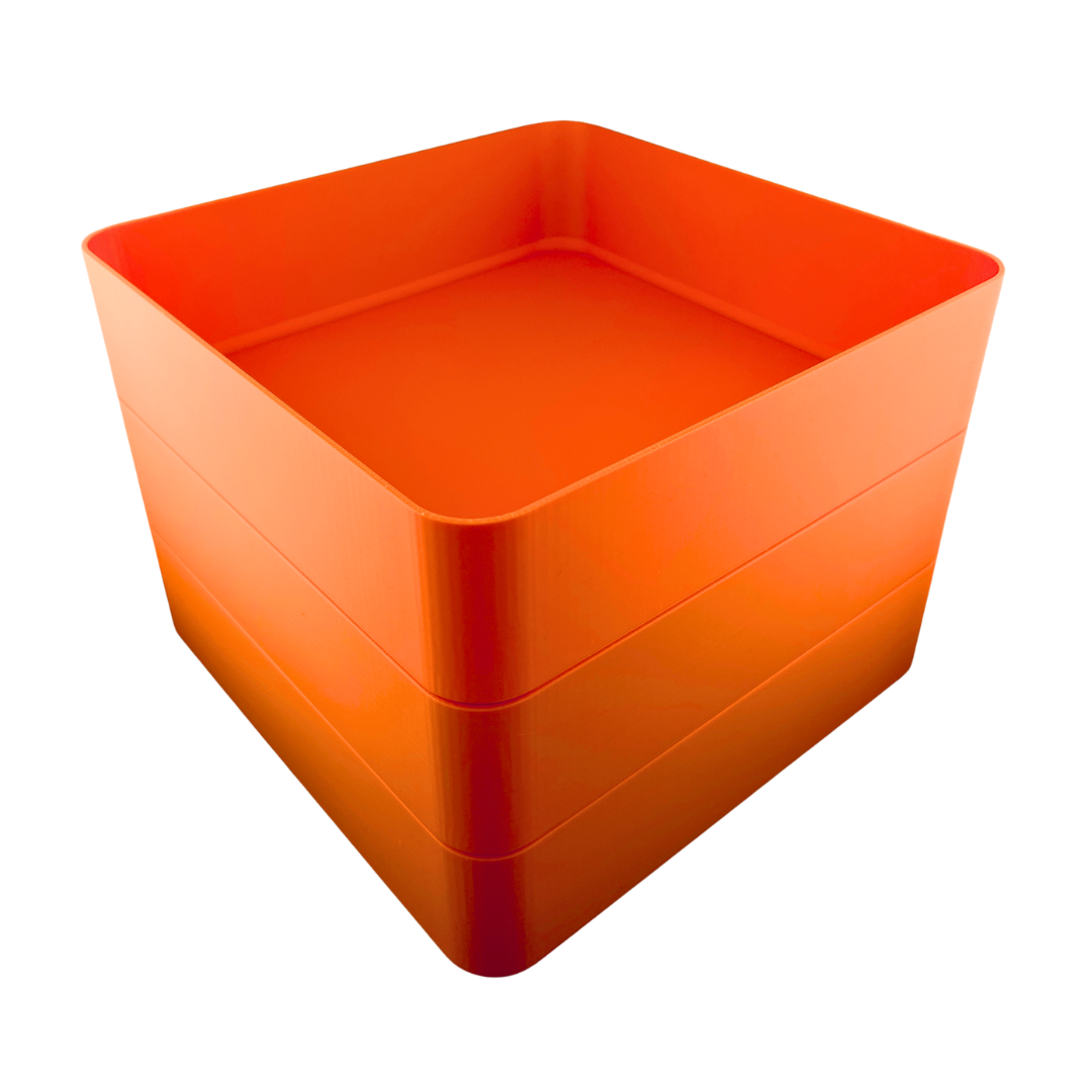 Trieur à double hauteur - Convient pour trier les LEGO®, les Gobricks, les boulons, les puzzles - Empilable avec couvercle