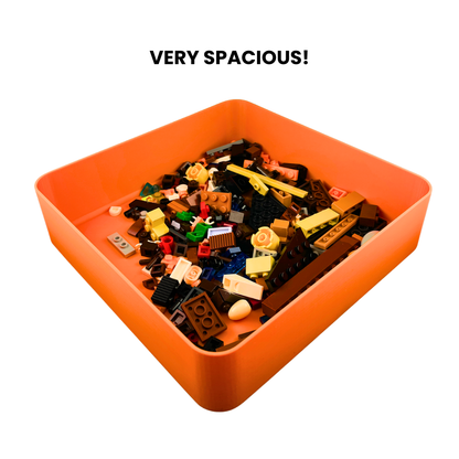 Trieur à double hauteur - Convient pour trier les LEGO®, les Gobricks, les boulons, les puzzles - Empilable avec couvercle