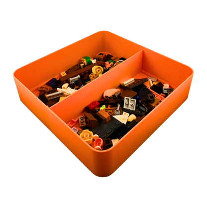 Trieur à double hauteur - Convient pour trier les LEGO®, les Gobricks, les boulons, les puzzles - Empilable avec couvercle