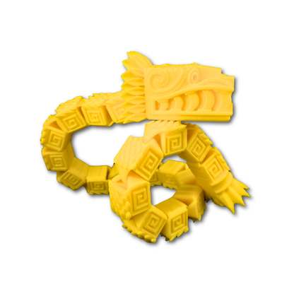 Quetzalcoatl Feathered Serpent Flexible Dragon - 3D Printed PLA | Aztec & Maya Inspired