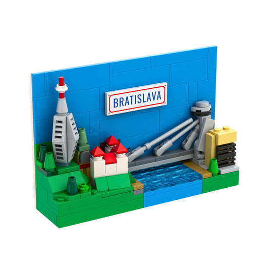 LEGO® Bratislava Brickcard MOC Súprava