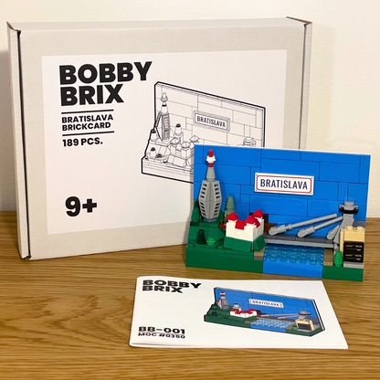 LEGO® Bratislava Brickcard MOC Súprava