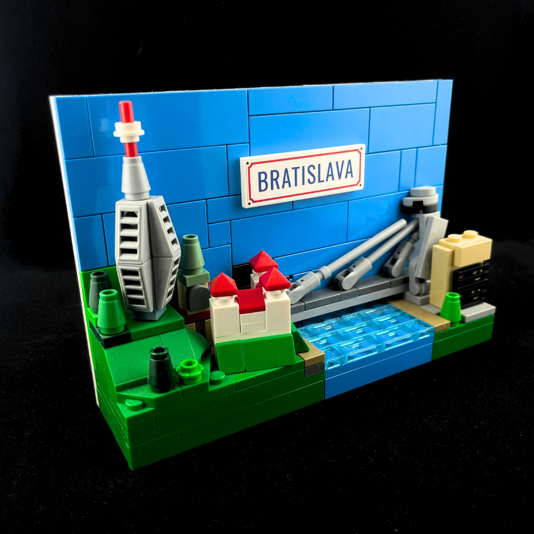 LEGO® Bratislava Brickcard MOC Súprava