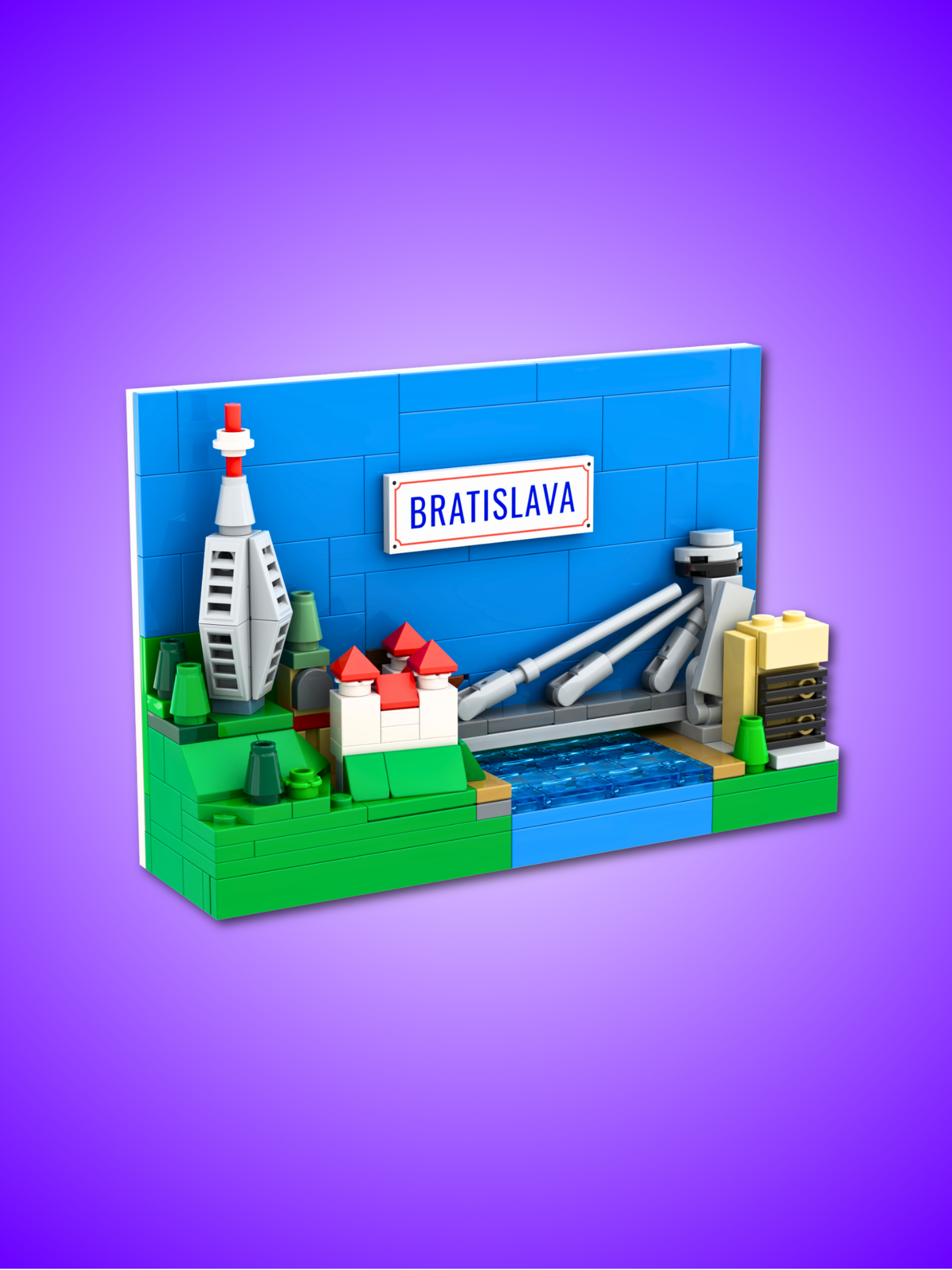 LEGO® Bratislava Brickcard MOC Súprava