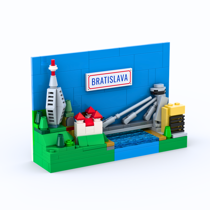 LEGO® Bratislava Brickcard MOC Súprava