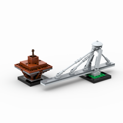 LEGO Bratislava Radio Building & SNP Bridge MOC Kit