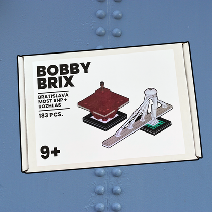 LEGO Bratislava Radio Building & SNP Bridge MOC Kit