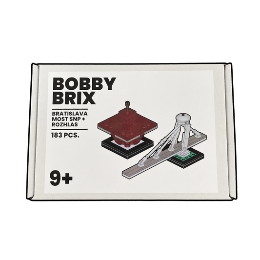 LEGO Bratislava Radio Building & SNP Bridge MOC Set