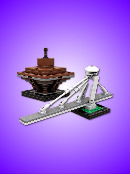 LEGO Bratislava Radio Building & SNP Bridge MOC Kit