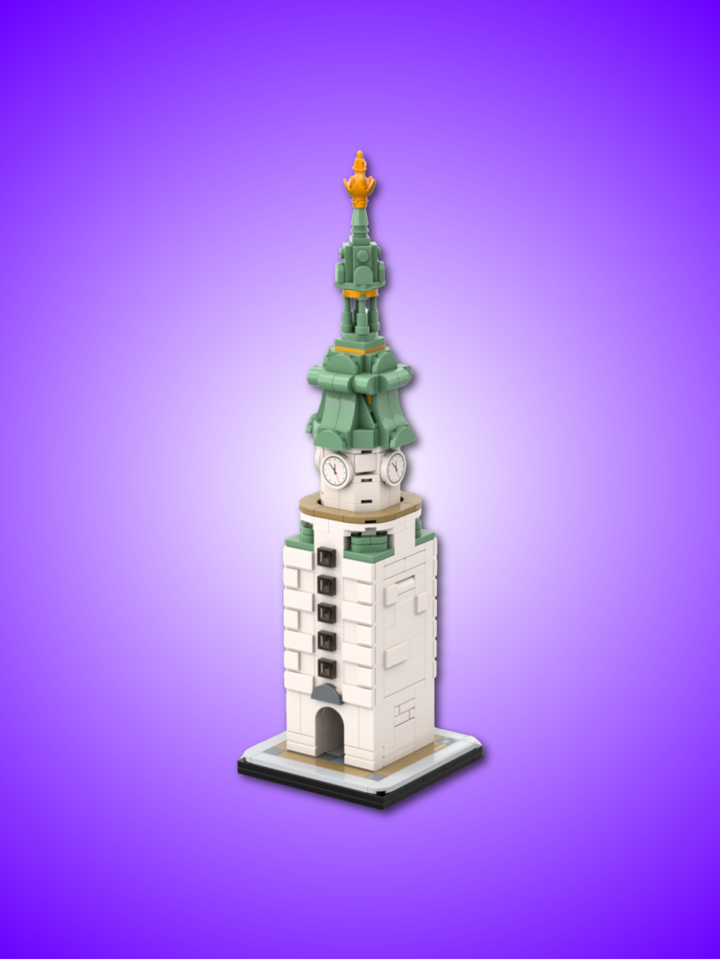 LEGO Bratislava Kit de Construction La Porte Saint-Michel - Maquette de Monument Médiéval à l'Échelle 1:188