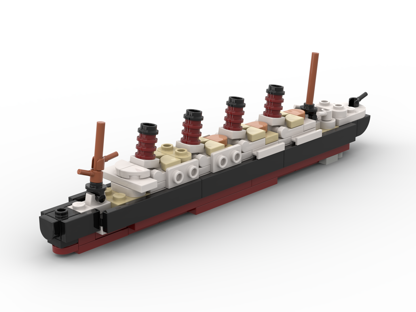 LEGO RMS Lusitania MOC - PDF Building Instructions
