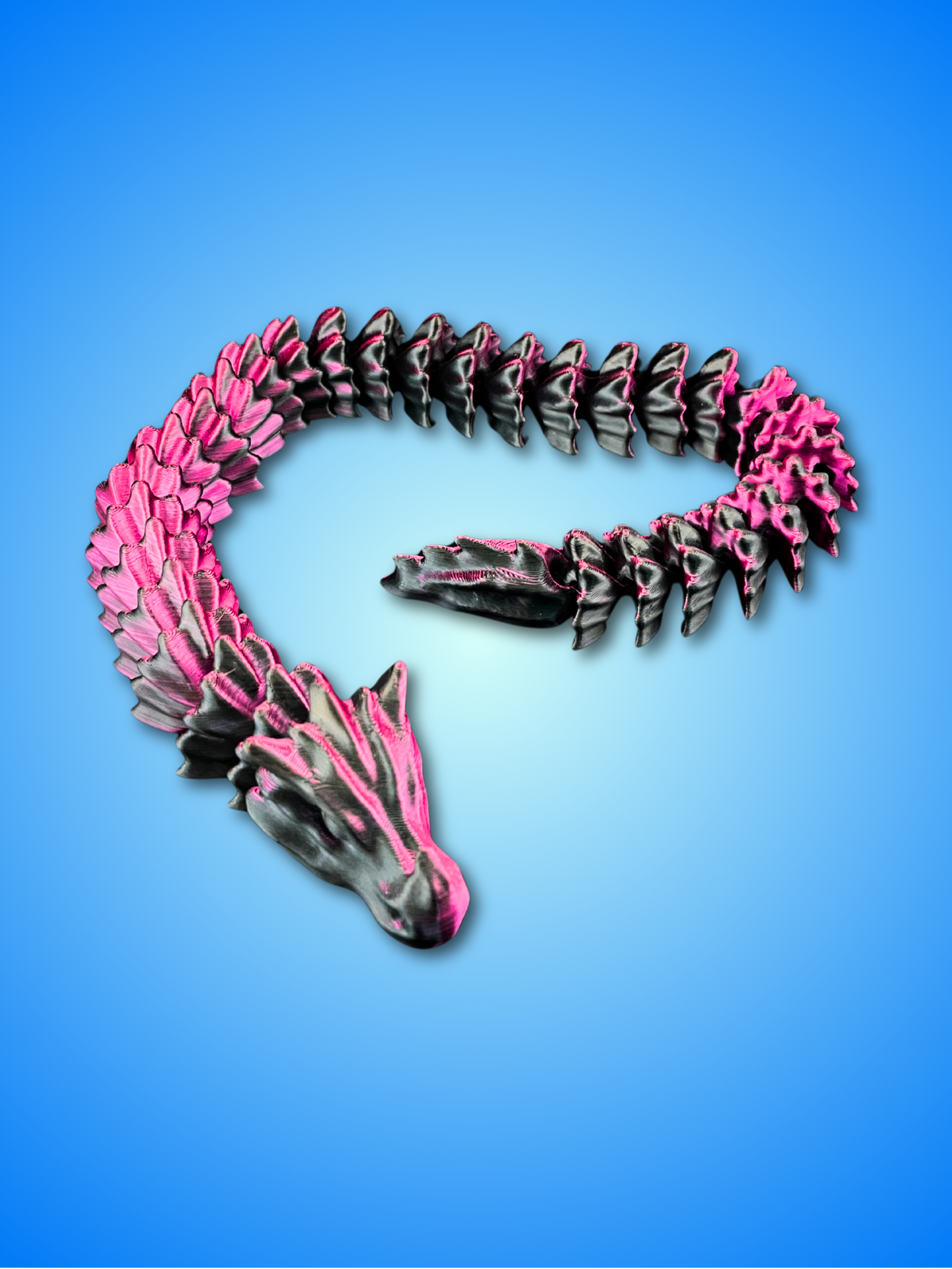 Bone Dragon Flexible Toy - 3D Printed PLA | Highly Articulated, Multiple Sizes Up to 156cm