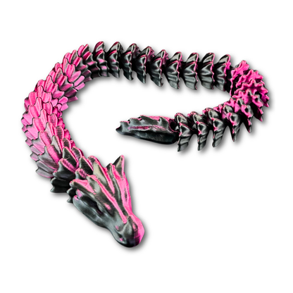 Bone Dragon Flexible Toy - 3D Printed PLA | Highly Articulated, Multiple Sizes Up to 156cm