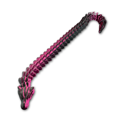 Bone Dragon Flexible Toy - 3D Printed PLA | Highly Articulated, Multiple Sizes Up to 156cm