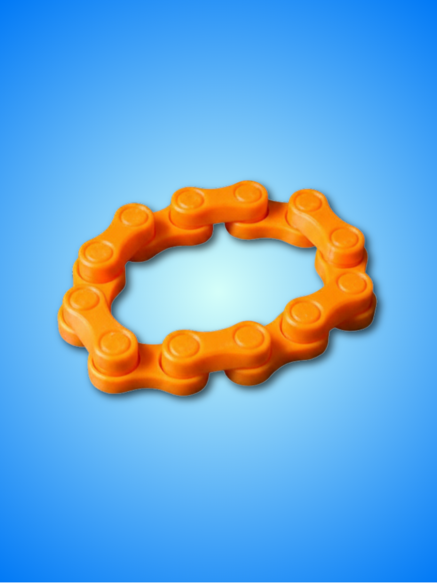 Flexibilná reťazová fidget hračka – 3D tlačený PLA | 3 veľkosti | Úľava od stresu a fidget na stôl