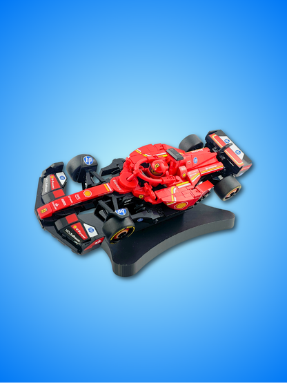 Angled Racing Display Stand for LEGO Speed Champions Models - 3D Printed PLA | Compatible with Part 30029