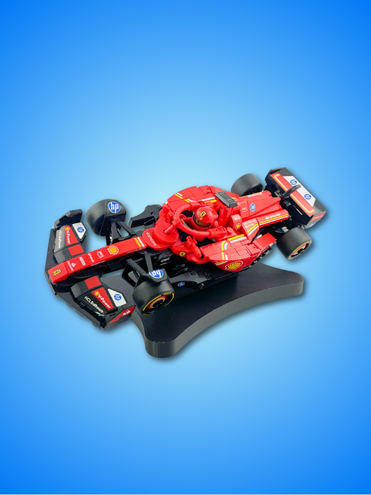 Angled Racing Display Stand for LEGO Speed Champions Models - 3D Printed PLA | Compatible with Part 30029