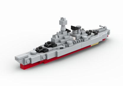 USS Montana Battleship - LEGO® MOC - Building Instructions