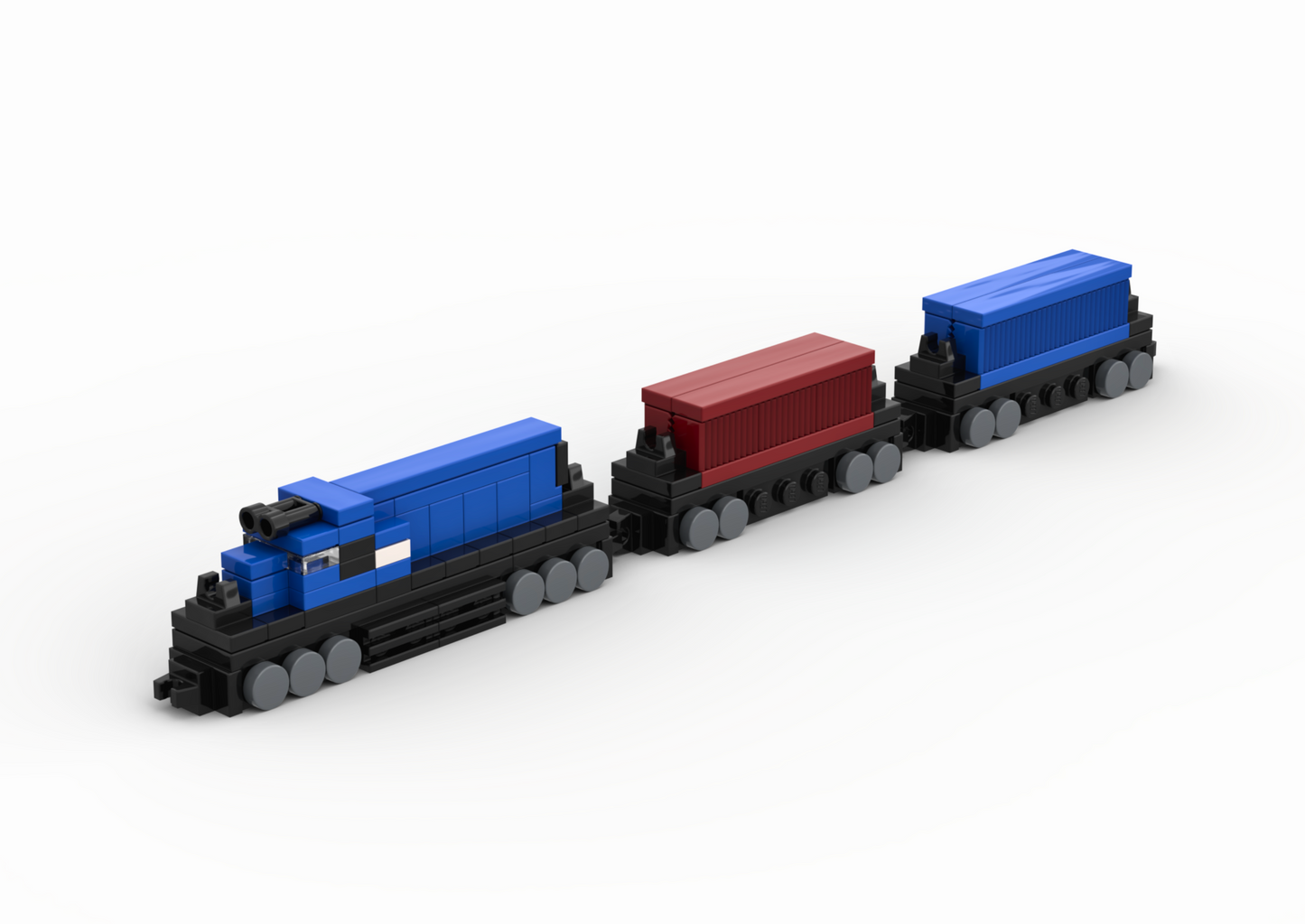 LEGO Freight Train MOC – PDF Building Instructions