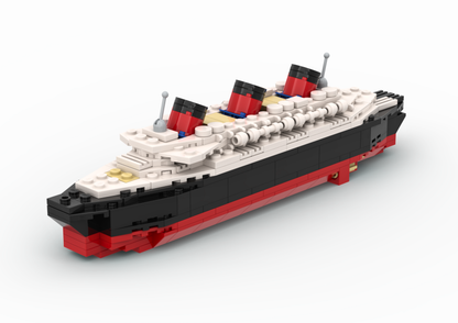 SS Normandie - LEGO® MOC - Building Instructions
