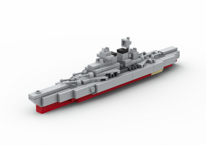 LEGO H-44 Battleship MOC – PDF Building Instructions
