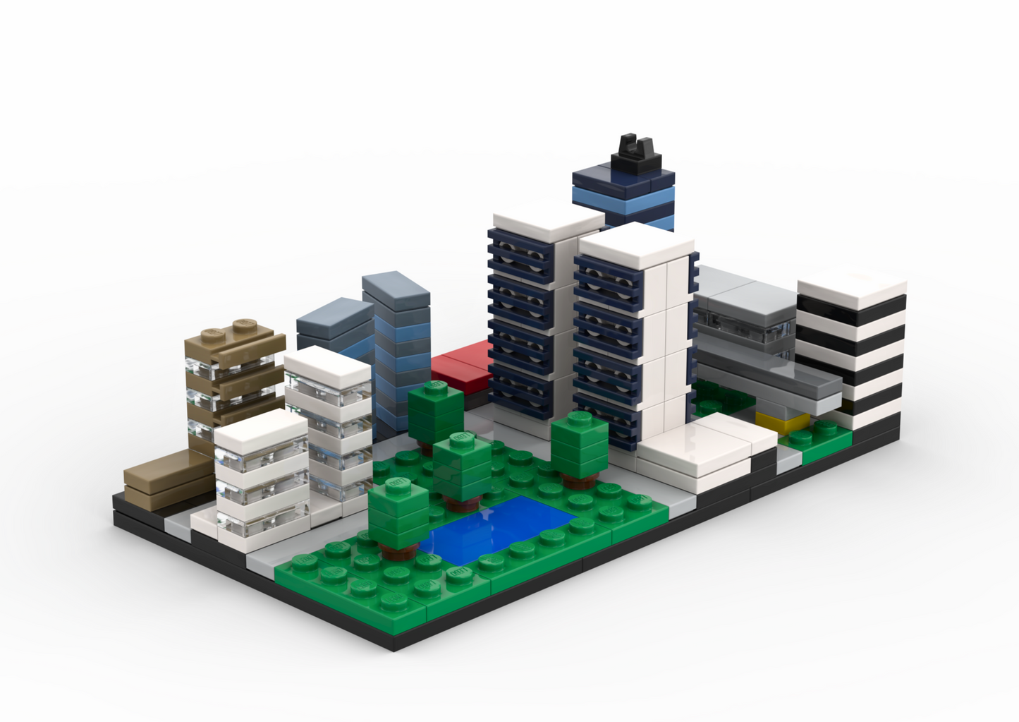 LEGO Central Park District MOC – PDF Building Instructions