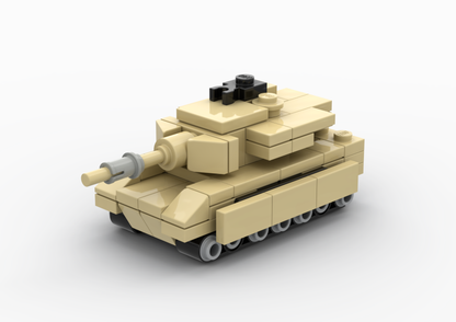 LEGO M1 Abrams Tank MOC – PDF Building Instructions