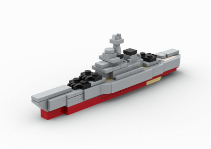 LEGO USS Missouri Battleship MOC – PDF Building Instructions