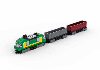 LEGO Cargo Train MOC – PDF Building Instructions