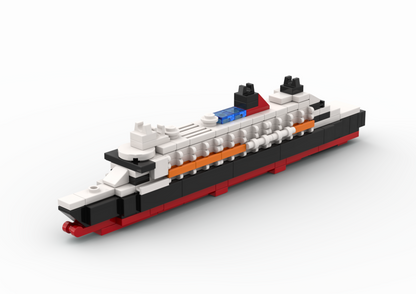 LEGO RMS Queen Mary 2 MOC – PDF Building Instructions