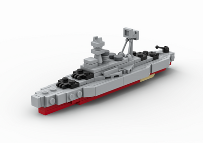 LEGO USS Arizona Battleship MOC – PDF Building Instructions