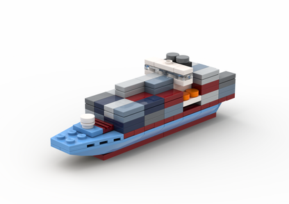 LEGO Maersk Container Ship MOC – PDF Building Instructions