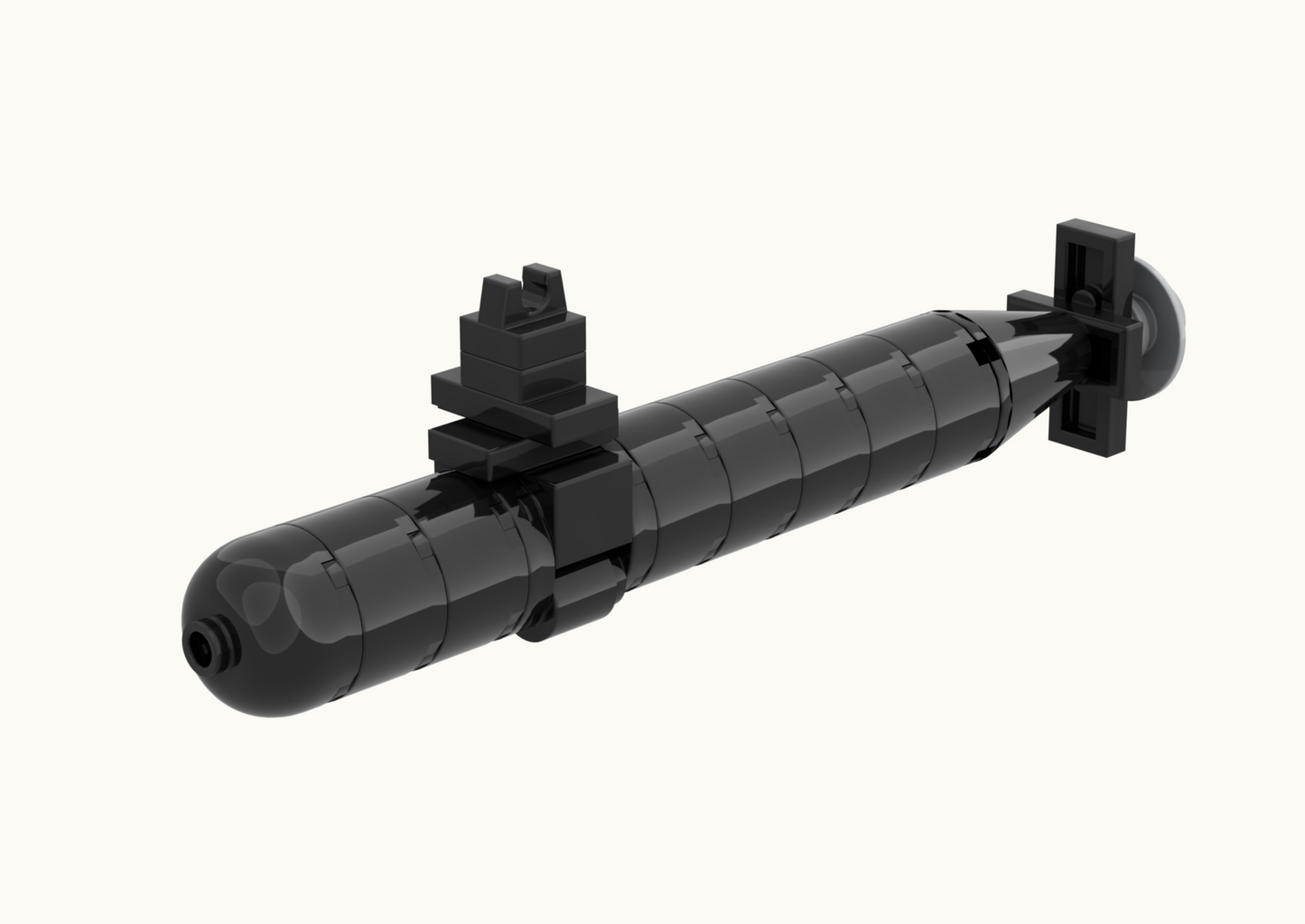 LEGO Los Angeles Class Submarine MOC – PDF Building Instructions