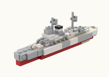 LEGO HMS Warspite MOC – PDF Building Instructions