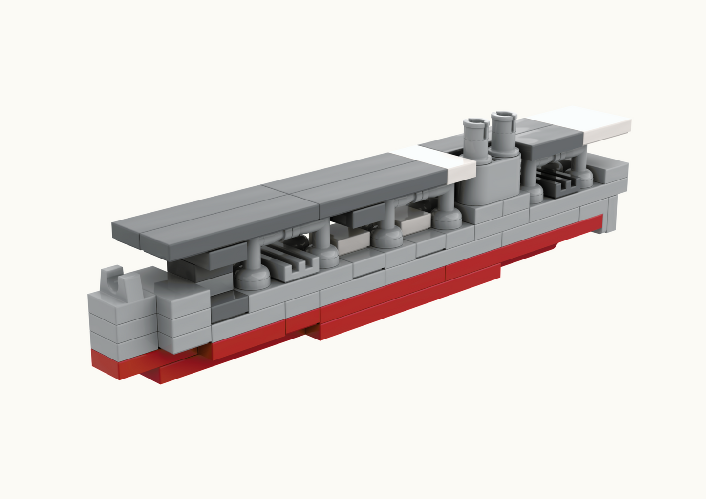 LEGO USS Langley CV-1 Aircraft Carrier MOC – PDF Building Instructions