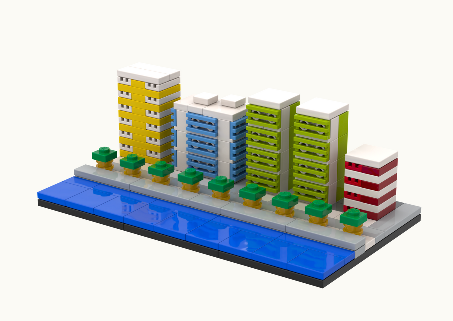 LEGO Beach District MOC – PDF Building Instructions