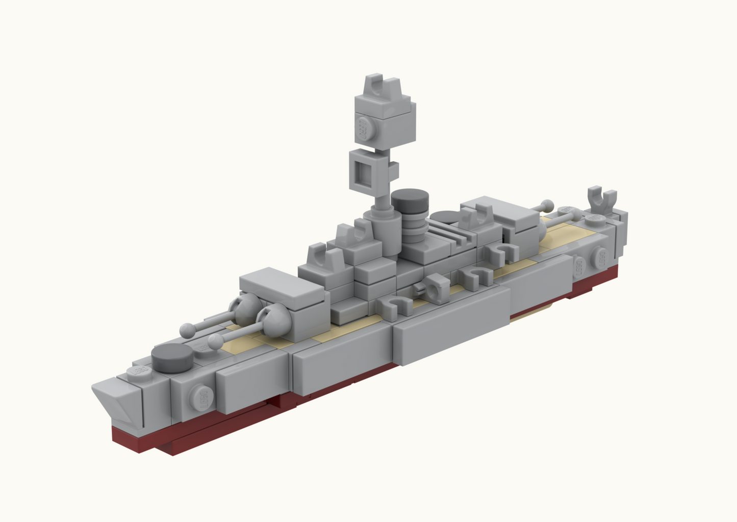 Ilmarinen Coastal Defence Ship - LEGO® MOC - Building Instructions