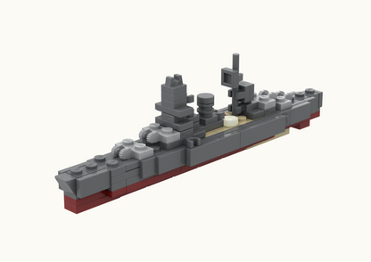 LEGO cuirassé IJN Nagato MOC – Instructions de construction PDF