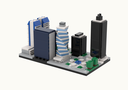 LEGO Business District MOC – PDF Building Instructions